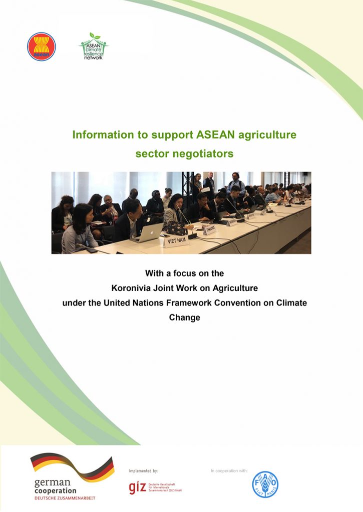 Information to support ASEAN agriculture sector negotiators